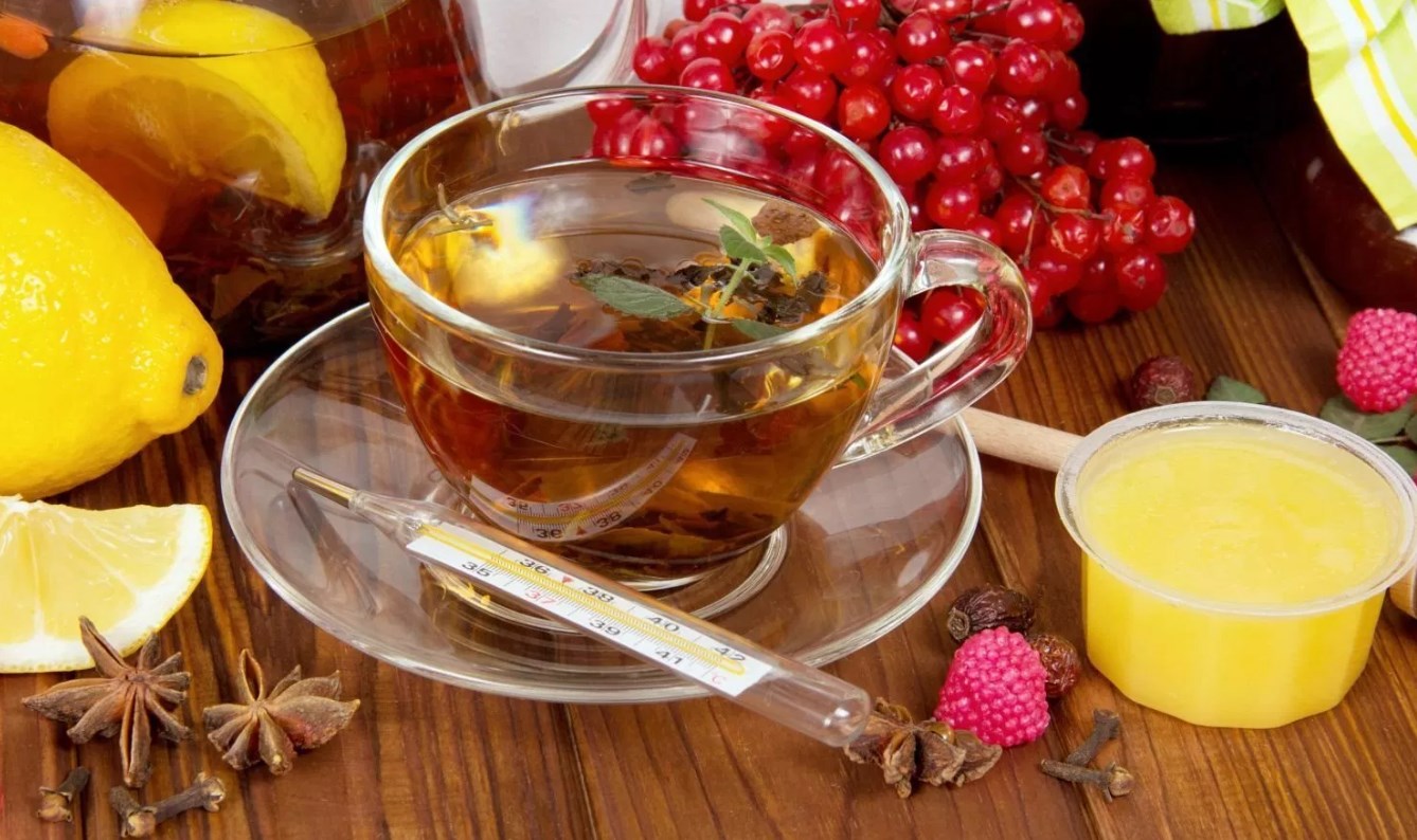 Чай с медом и маслом от кашля thumbnail